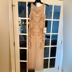 Adrianna Papell Embellished Long Dress